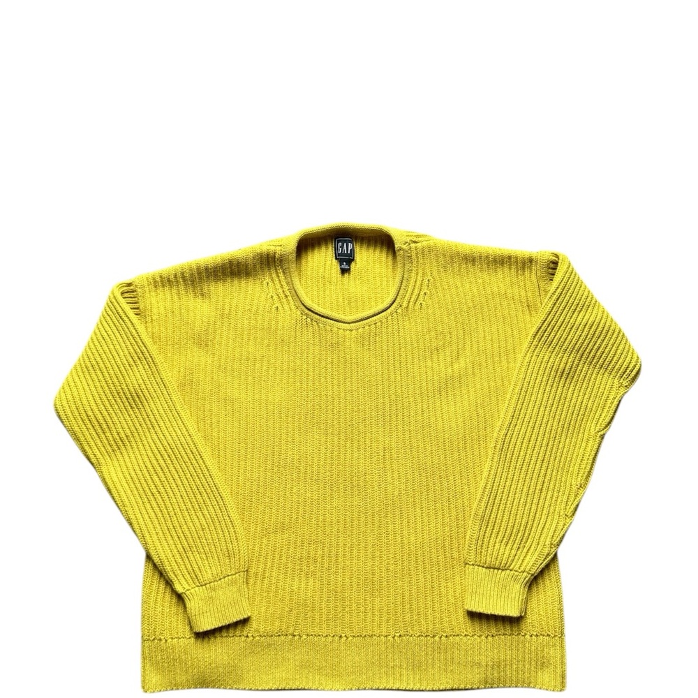 Women’s GAP Mustard Yellow Ribbed Sweater size Small